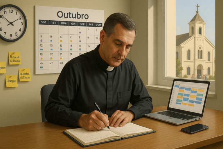 Plano pastoral e o tempo do padre: Do “sacerdote ocupado” ao “arquiteto da evangelização”