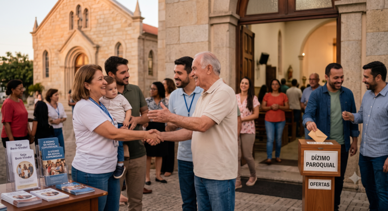 Como o acolhimento paroquial impacta positivamente a arrecadação da paróquia