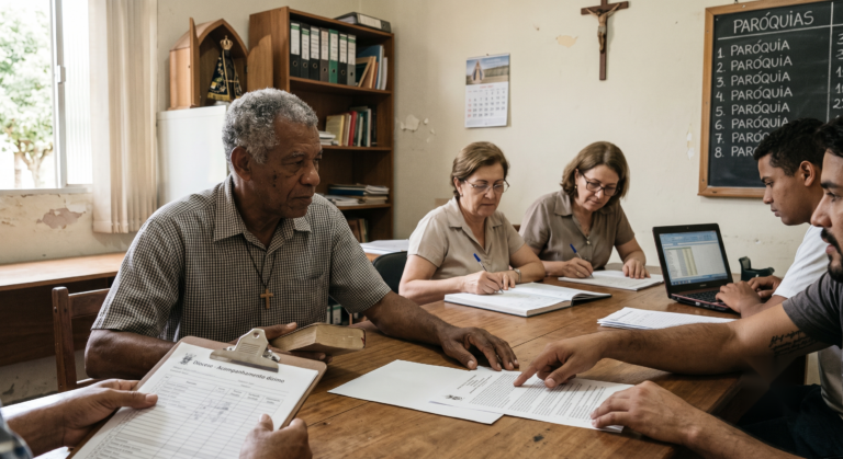 Como a equipe diocesana da Pastoral do Dízimo deve acompanhar as paróquias